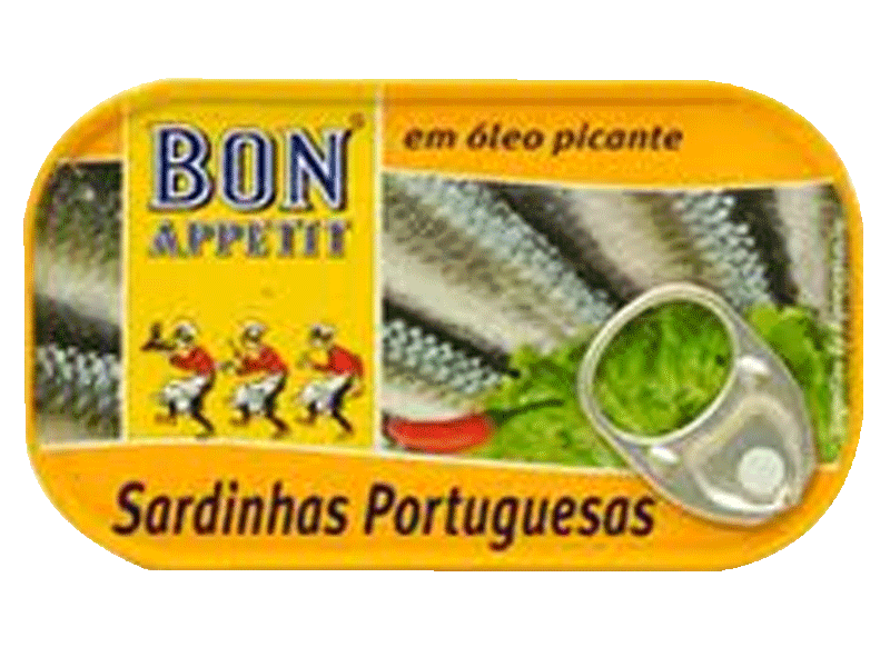 Sardines a l'huile piquante BON APPETIT, 120g