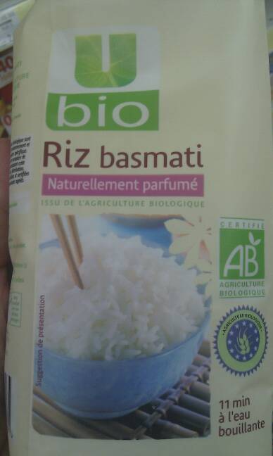 Riz basmati complet - U Bio - 500 g