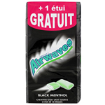 Chewing gum Airwaves Black menthol s/sucre 5 - 84 g