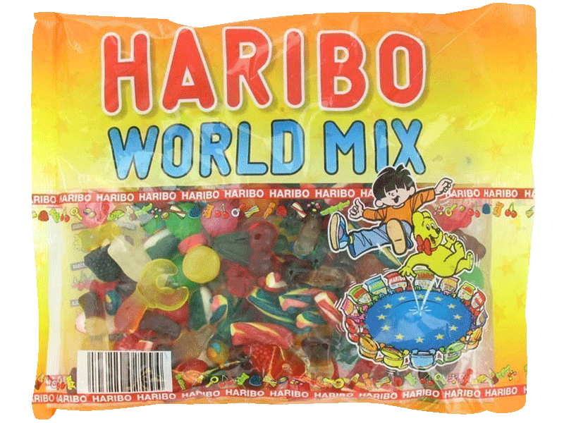 Bonbon world mix Haribo - 750g