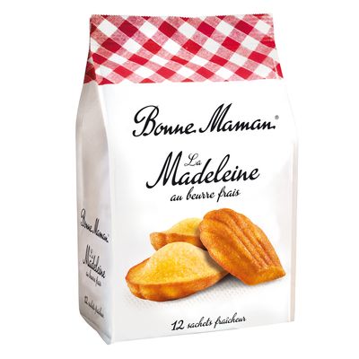 Madeleines pur beurre BONNE MAMAN : le sachet de 12 - 300 g à Prix Carrefour