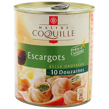 Promo Escargots de bourgogne belle grosseur larzul chez Auchan